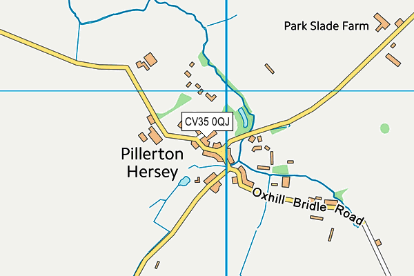 CV35 0QJ map - OS VectorMap District (Ordnance Survey)