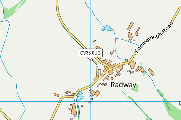CV35 0UG map - OS VectorMap District (Ordnance Survey)