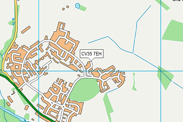 CV35 7EH map - OS VectorMap District (Ordnance Survey)