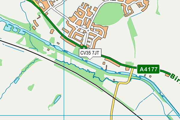 CV35 7JT map - OS VectorMap District (Ordnance Survey)