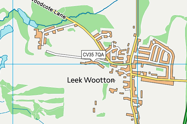 Warwickshire Police Hq (Leek Wootton) map (CV35 7QA) - OS VectorMap District (Ordnance Survey)