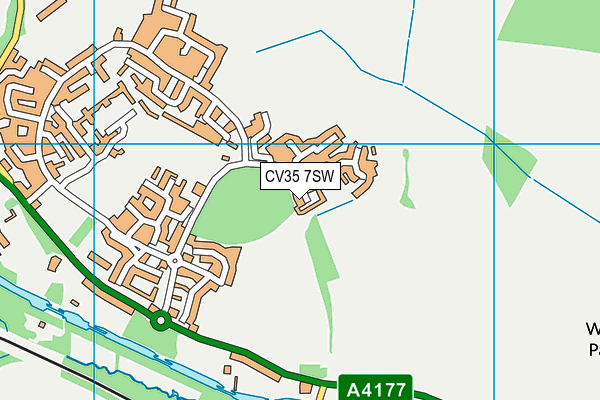 CV35 7SW map - OS VectorMap District (Ordnance Survey)