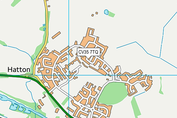 CV35 7TQ map - OS VectorMap District (Ordnance Survey)