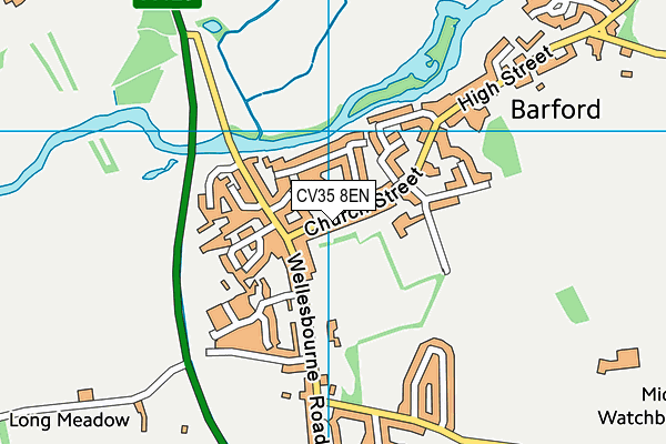 Map of BARFORD VILLAGE SHOP COMMUNITY INTEREST COMPANY at district scale