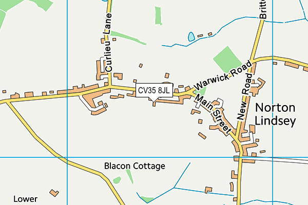 CV35 8JL map - OS VectorMap District (Ordnance Survey)