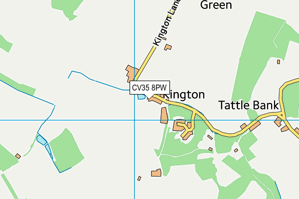 CV35 8PW map - OS VectorMap District (Ordnance Survey)