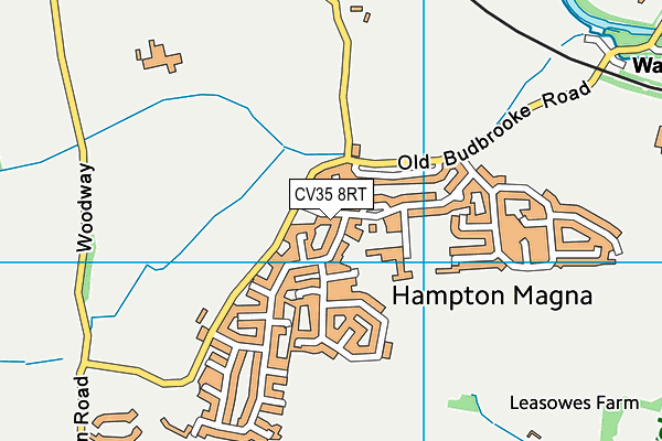 CV35 8RT map - OS VectorMap District (Ordnance Survey)