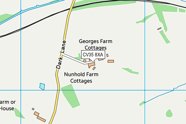 Hatton Swimming Pool map (CV35 8XA) - OS VectorMap District (Ordnance Survey)