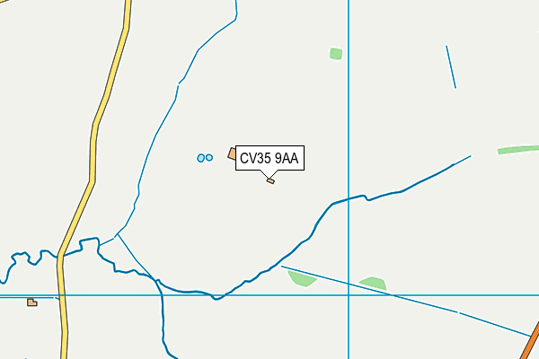 CV35 9AA map - OS VectorMap District (Ordnance Survey)