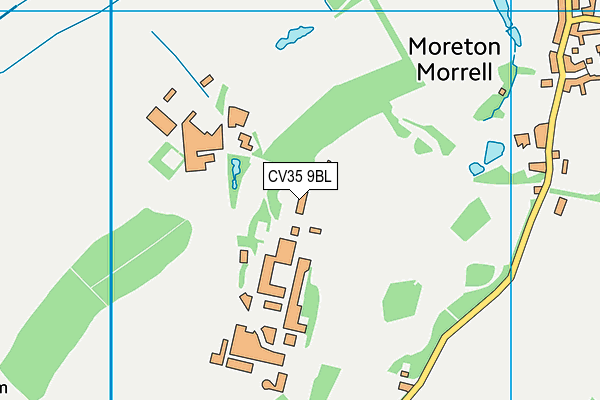 Warwickshire College (Moreton Morrell Campus) map (CV35 9BL) - OS VectorMap District (Ordnance Survey)