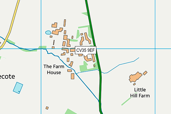 University Of Warwick (Wellesbourne Campus) map (CV35 9EF) - OS VectorMap District (Ordnance Survey)