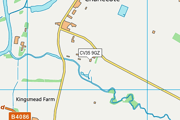 CV35 9GZ map - OS VectorMap District (Ordnance Survey)