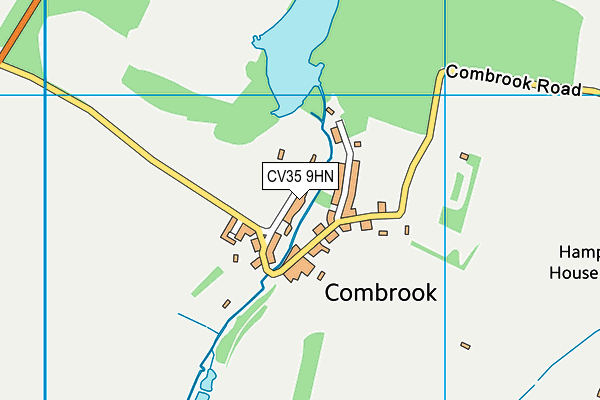 CV35 9HN map - OS VectorMap District (Ordnance Survey)