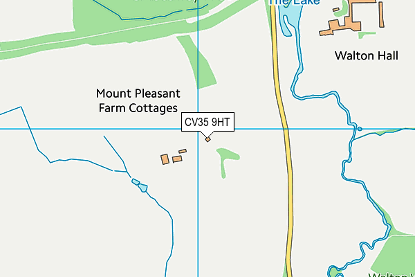 CV35 9HT map - OS VectorMap District (Ordnance Survey)