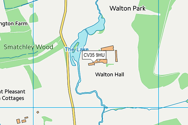 The Club And Spa At The Walton Hall Hotel map (CV35 9HU) - OS VectorMap District (Ordnance Survey)