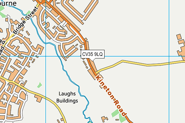 CV35 9LQ map - OS VectorMap District (Ordnance Survey)