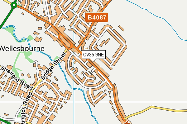 CV35 9NE map - OS VectorMap District (Ordnance Survey)