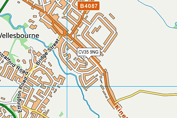 CV35 9NG map - OS VectorMap District (Ordnance Survey)