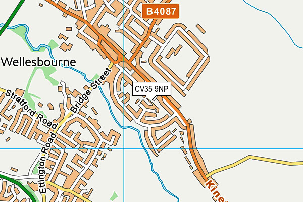 CV35 9NP map - OS VectorMap District (Ordnance Survey)