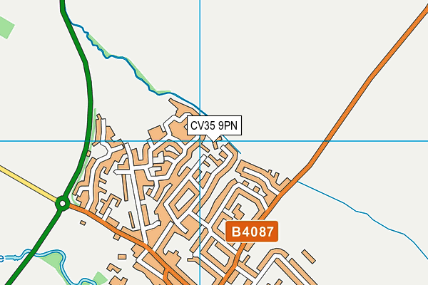 CV35 9PN map - OS VectorMap District (Ordnance Survey)