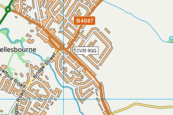 CV35 9QQ map - OS VectorMap District (Ordnance Survey)