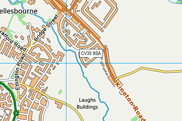 CV35 9SA map - OS VectorMap District (Ordnance Survey)