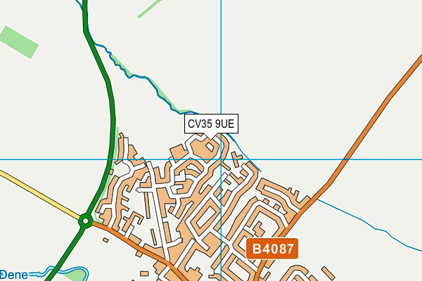 CV35 9UE map - OS VectorMap District (Ordnance Survey)