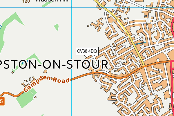 Shipton Enterprise Centre map (CV36 4DQ) - OS VectorMap District (Ordnance Survey)