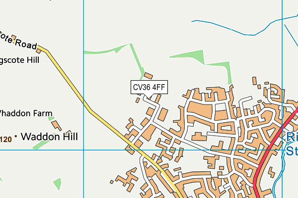 CV36 4FF map - OS VectorMap District (Ordnance Survey)