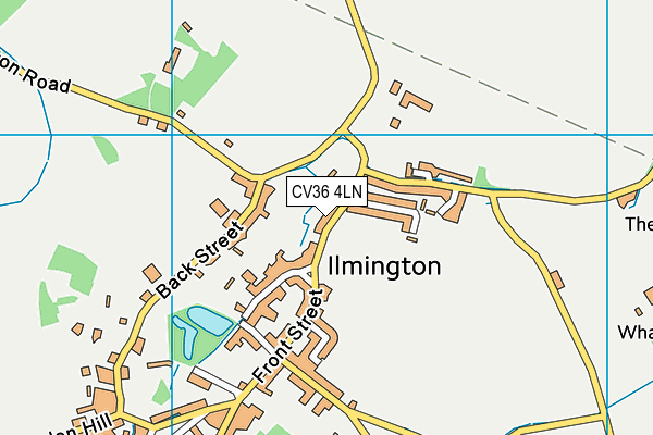 CV36 4LN map - OS VectorMap District (Ordnance Survey)