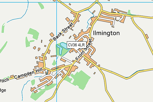 CV36 4LR map - OS VectorMap District (Ordnance Survey)