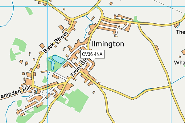 CV36 4NA map - OS VectorMap District (Ordnance Survey)