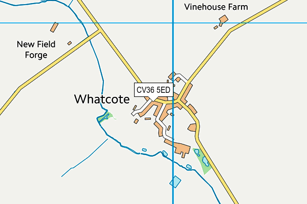 CV36 5ED map - OS VectorMap District (Ordnance Survey)