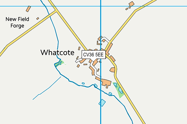 CV36 5EE map - OS VectorMap District (Ordnance Survey)