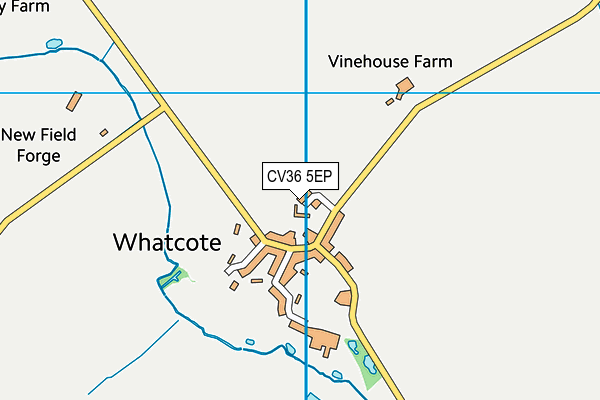 CV36 5EP map - OS VectorMap District (Ordnance Survey)