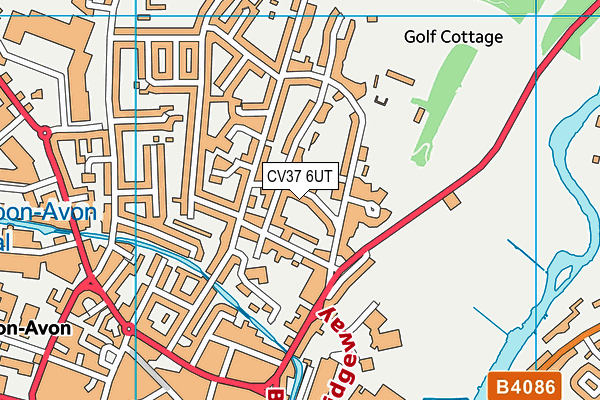 CV37 6UT map - OS VectorMap District (Ordnance Survey)