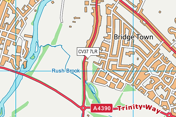 CV37 7LR map - OS VectorMap District (Ordnance Survey)