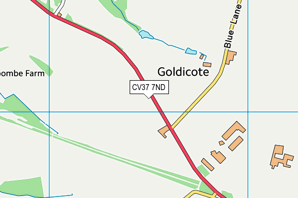 CV37 7ND map - OS VectorMap District (Ordnance Survey)
