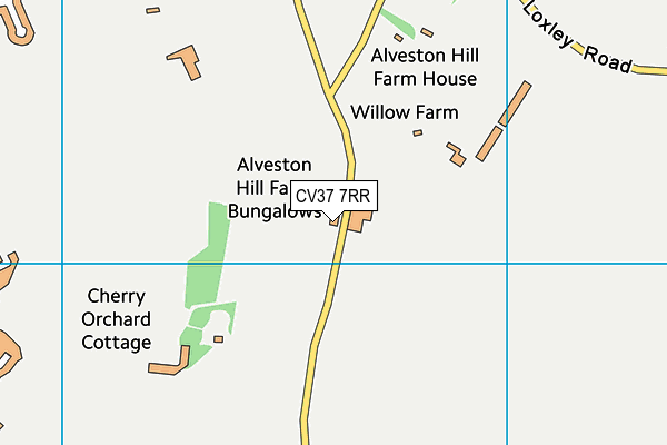 CV37 7RR map - OS VectorMap District (Ordnance Survey)