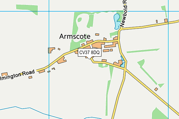 CV37 8DQ map - OS VectorMap District (Ordnance Survey)