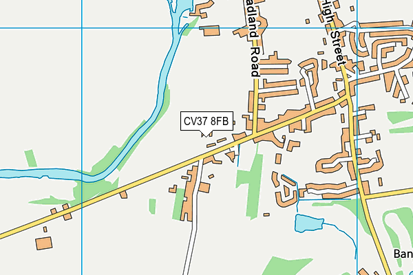 CV37 8FB map - OS VectorMap District (Ordnance Survey)