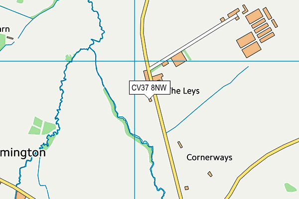 CV37 8NW map - OS VectorMap District (Ordnance Survey)