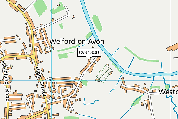 Map of WELFORD ON AVON PROPERTY MANAGEMENT LTD at district scale