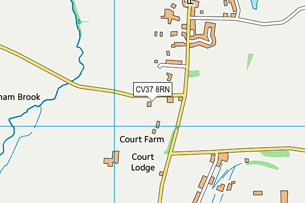 CV37 8RN map - OS VectorMap District (Ordnance Survey)