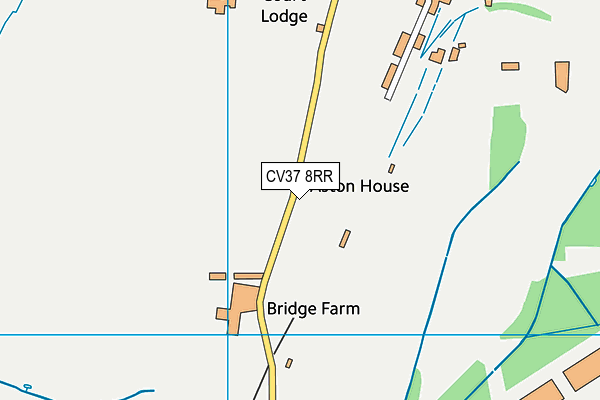 CV37 8RR map - OS VectorMap District (Ordnance Survey)