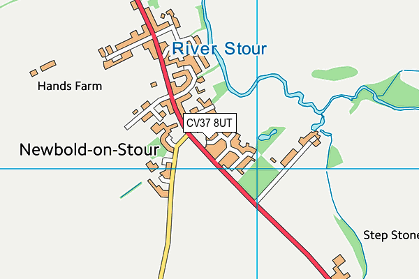 CV37 8UT map - OS VectorMap District (Ordnance Survey)