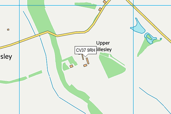 CV37 9RH map - OS VectorMap District (Ordnance Survey)