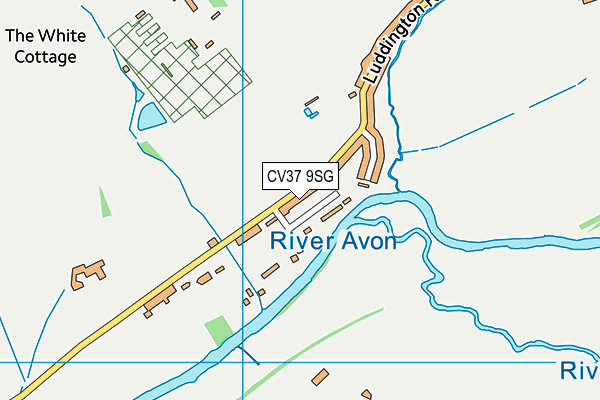 CV37 9SG map - OS VectorMap District (Ordnance Survey)