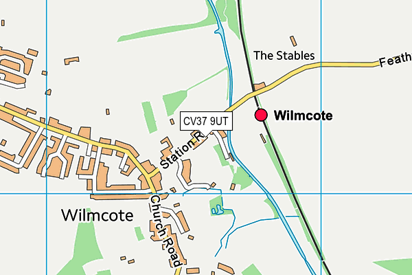 CV37 9UT map - OS VectorMap District (Ordnance Survey)