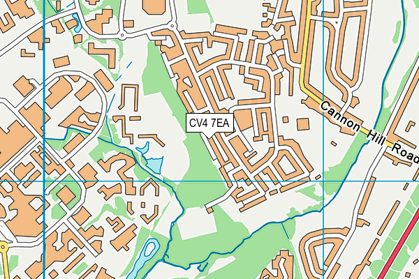 CV4 7EA map - OS VectorMap District (Ordnance Survey)